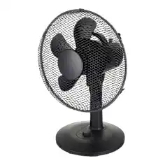 Ventilador de sobremesa 28cm negro