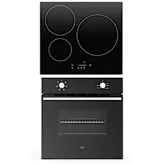 Pack horno y placa de inducción 3 fuegos Cooke & Lewis