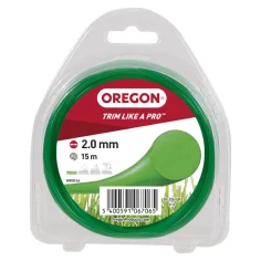 Fio de nylon Oregon redondo verde 2mm x 15m