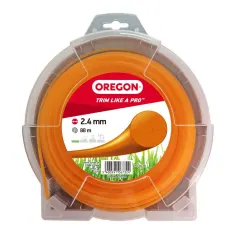 Fio de nylon Oregon redondo laranja 2.4mm x 88m