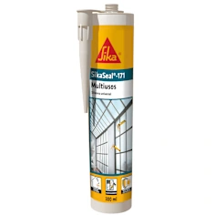 Sellador de silicona para acristalamientos transparente Sikaseal 300ml