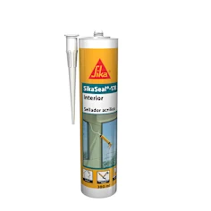 Sellador acrílico para grietas en paredes interiores SikaSeal 300ml