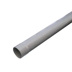 Tubo de descida de PVC 80 mm cinzento