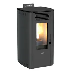 Estufa de pellet Milano 10 8,7kW negra Clima