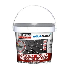 Silicona líquida impermeabilizante gris 1 kg rubson