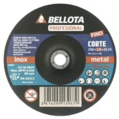 Disco de metal inox 230x1,9mm Bellota