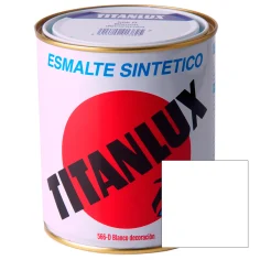 Esmalte sintético blanco brillante titanlux 4 l