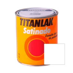 Esmalte sintético branco acetinado titanlak 750 ml