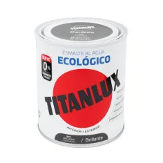 Esmalte titanlux ecológico brillante gris medio 750ml