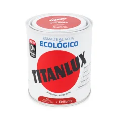 Esmalte titanlux ecológico brillante rojo china 750ml