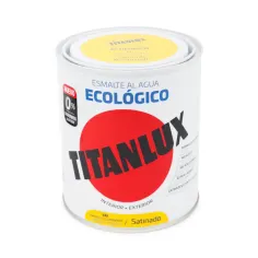 Esmalte titanlux ecológico satinado amarillo luminoso 750ml