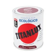 Esmalte titanlux ecológico satinado rojo carruaje 750ml