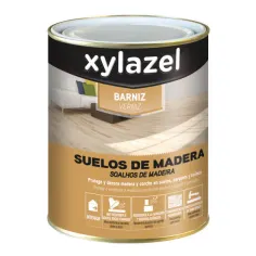 Barniz suelos de madera brillante incoloro xylazel 750 ml
