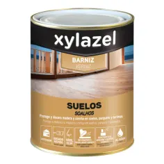 Barniz suelos al agua brillante incoloro xylazel 750 ml