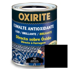 Esmalte antioxidante liso negro brillante oxirite 750 ml