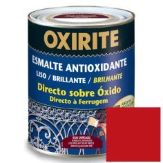 Esmalte antioxidante liso vermelho carruagem brilhante oxirite 750 ml