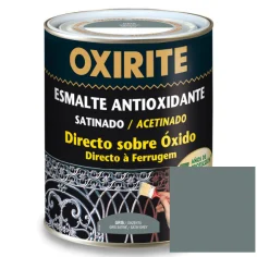 Esmalte antioxidante liso cinzento acetinado oxirite 750 ml