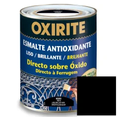 Esmalte antioxidante liso preto brilhante oxirite 4 l