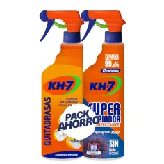 Duplo kh7 quitagrasa + super limpiador desinfectante