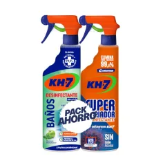 Pack kh-7 quitagrasas cítrico + zas baños desinfectante