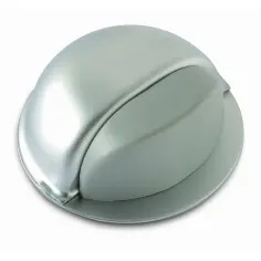 Tope acero silicona adhesivo plata