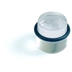 Tope cilíndrico adhesivo transparente
