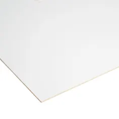 Placa de MDF branco 120 x 60 x 0,3 cm