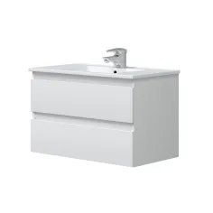 RICOO Mueble baño bajo Lavabo 60x54x32cm WM100-EW-W Armario