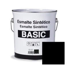 Esmalte sintético preto brilhante basic 4 l