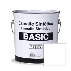 Esmalte sintético blanco satinado basic 4 l