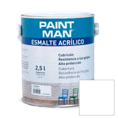 Esmalte acrílico acetinado paintman branco 2,5 l
