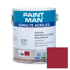 Esmalte acrílico acetinado paintman vermelho carruagens 2,5 l