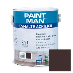 Esmalte acrílico acetinado paintman tabaco 2,5 l