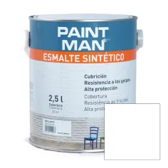 Esmalte sintético blanco brillante paintman 2,5 l