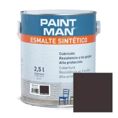 Esmalte sintético tabaco brillante paintman 2,5 l