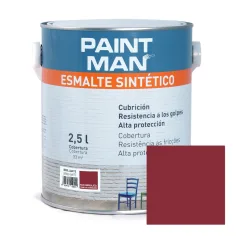 Esmalte sintético vermelho carruagem brilhante paintman 2,5 l
