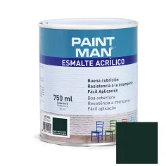 Esmalte acrílico acetinado paintman verde carruagens 750 ml