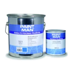 Pintura piscinas poliéster azul intenso Paintman 3,2 L