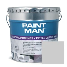 Pintura parkings y pistas deportivas gris paintman 15 l