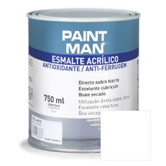 Esmalte anti-oxidante à base de água paintman branco 750 ml