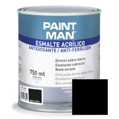 Esmalte anti-oxidante à base de água paintman preto 750 ml