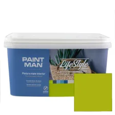 Tinta Interior Paintman Lifestyle Mediterranean Verde Pistacho 4L