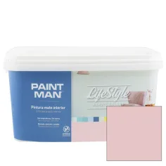 Tinta interior paintman lifestyle nordic rosa peona 4l