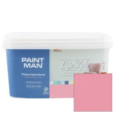 Tinta interior paintman lifestyle nordic rosa frambuesa 4l