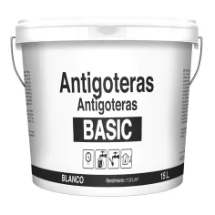 Antigoteras basic 15 l blanco