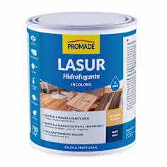 Lasur al agua mate incoloro promade 750 ml