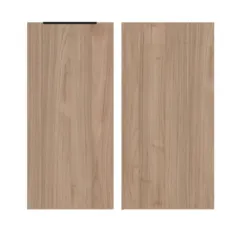 Porta de canto baixo Cozinha Zen madeira natural 70 x 32.6 cm