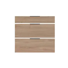 Frente de cajón cocina Zen madera natural 70 x 80 cm