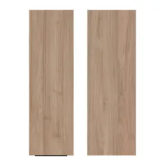 Porta de canto alto Cozinha Zen madeira natural 90 x 27.5 cm