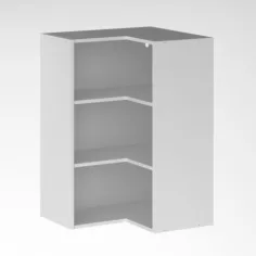 Mueble de cocina alto rinconero blanco 90x63x33cm